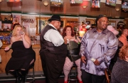 Patrons of all sizes enjoy dancing and partying at the Big Boogie Nights, a nightclub event opened to all fat people who do not feel confortable going to regular nightclubs. Big Boogie Nights describe itself as \"where the big beautiful people love to party\".