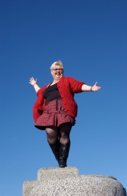Marilyn Wann, famous fat rights activist and author of the book, \"FAT!SO? -- Because You Don\'t Have to Apologize for Your Size!\". In 2000, her fat rights activism was instrumental in obtaining passage of a height/weight anti-discrimination law in San Francisco, California -- only the fourth U.S. jurisdiction to offer such legal protection. Wann is an activist for the pro-fat acceptance movement.