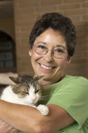 Founder Lynea Lattanzio at The Cat House on the Kings in Parlier, CA, on May 11, 2012.  The Cat House on The Kings is a sanctuary for cats that was started by Lynea Lattanzio in her own house. There are now over 700 cats on the 12-acre property.