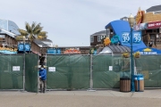 A fence surrounds the world-famous touristic  Pier 39 and Fisherman's Wharf in San Francisco, CA, on March 17, 2020.

Millions of San Francisco Bay Area  residents were ordered to stay home to slow the spread of the coronavirus as part of a lockdown effort, marking one of the nation's strongest efforts to stem the spread of the deadly virus.