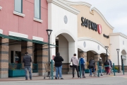 Shoppers at a local Safeway store in San Francisco on March 31, 2020. Long lines with a distance of 6 feet between each person is now the norm. 


Millions of San Francisco Bay Area  residents were ordered to stay home for the third week to slow the spread of the coronavirus as part of a lockdown effort.