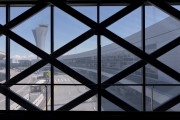 The control tower of he San Francisco International airport on April 7, 2019.
The COVID-19 pandemic has reduced air traffic tremendously.