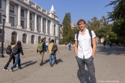 Björn  Seeliger during inside the campus of  the Univertisty of California in Berkeley, CA, on September 19, 2023. Björn Markus Seeliger is a Swedish swimmer who holds the Swedish record for 50 m backstroke.