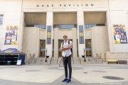 Björn  Seeliger during inside the campus of  the Univertisty of California in Berkeley, CA, on September 19, 2023. Björn Markus Seeliger is a Swedish swimmer who holds the Swedish record for 50 m backstroke.