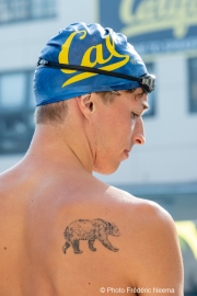 Björn  Seeliger during inside the campus of  the Univertisty of California in Berkeley, CA, on September 19, 2023. Björn Markus Seeliger is a Swedish swimmer who holds the Swedish record for 50 m backstroke.