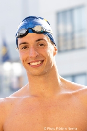 Björn  Seeliger during inside the campus of  the Univertisty of California in Berkeley, CA, on September 19, 2023. Björn Markus Seeliger is a Swedish swimmer who holds the Swedish record for 50 m backstroke.