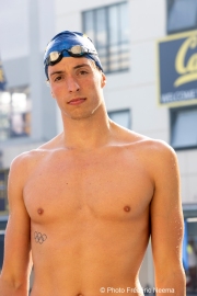 Björn  Seeliger during inside the campus of  the Univertisty of California in Berkeley, CA, on September 19, 2023. Björn Markus Seeliger is a Swedish swimmer who holds the Swedish record for 50 m backstroke.