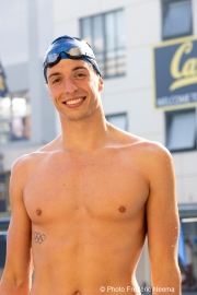 Björn  Seeliger during inside the campus of  the Univertisty of California in Berkeley, CA, on September 19, 2023. Björn Markus Seeliger is a Swedish swimmer who holds the Swedish record for 50 m backstroke.