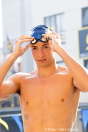 Björn  Seeliger during inside the campus of  the Univertisty of California in Berkeley, CA, on September 19, 2023. Björn Markus Seeliger is a Swedish swimmer who holds the Swedish record for 50 m backstroke.