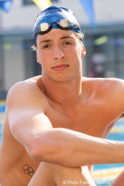 Björn  Seeliger during inside the campus of  the Univertisty of California in Berkeley, CA, on September 19, 2023. Björn Markus Seeliger is a Swedish swimmer who holds the Swedish record for 50 m backstroke.