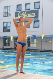 Björn  Seeliger during inside the campus of  the Univertisty of California in Berkeley, CA, on September 19, 2023. Björn Markus Seeliger is a Swedish swimmer who holds the Swedish record for 50 m backstroke.