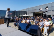 Boyan Slat, Founder and CEO of The Ocean Cleanup, speaks at a press conference in San Francisco on September 6, 2024. The Ocean Cleanup is an international non-profit dedicated to developing scalable technologies to remove plastic from the world's oceans.
Six years after setting sail from San Francisco to tackle ocean plastic pollution, the organization has returned with invaluable expertise and technological advancements. Slat announced a bold achievement: the Great Pacific Garbage Patch (GPGP) could be eradicated within ten years, with an estimated cost of US$7.5 billion.
Founded in 2013 by Boyan Slat, The Ocean Cleanup now employs a team of around 140 people and is headquartered in Rotterdam, the Netherlands.