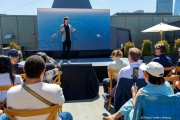 Boyan Slat, Founder and CEO of The Ocean Cleanup, speaks at a press conference in San Francisco on September 6, 2024. The Ocean Cleanup is an international non-profit dedicated to developing scalable technologies to remove plastic from the world's oceans.
Six years after setting sail from San Francisco to tackle ocean plastic pollution, the organization has returned with invaluable expertise and technological advancements. Slat announced a bold achievement: the Great Pacific Garbage Patch (GPGP) could be eradicated within ten years, with an estimated cost of US$7.5 billion.
Founded in 2013 by Boyan Slat, The Ocean Cleanup now employs a team of around 140 people and is headquartered in Rotterdam, the Netherlands.