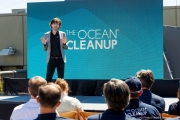 Boyan Slat, Founder and CEO of The Ocean Cleanup, speaks at a press conference in San Francisco on September 6, 2024. The Ocean Cleanup is an international non-profit dedicated to developing scalable technologies to remove plastic from the world's oceans.
Six years after setting sail from San Francisco to tackle ocean plastic pollution, the organization has returned with invaluable expertise and technological advancements. Slat announced a bold achievement: the Great Pacific Garbage Patch (GPGP) could be eradicated within ten years, with an estimated cost of US$7.5 billion.
Founded in 2013 by Boyan Slat, The Ocean Cleanup now employs a team of around 140 people and is headquartered in Rotterdam, the Netherlands.