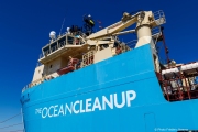 The two support vessels from The Ocean Cleanup docked in San Francisco on September 6, 2024, marking the organization's return after six years of groundbreaking work to develop technologies to eliminate ocean plastic pollution. 
The Ocean Cleanup is an international non-profit dedicated to developing scalable technologies to remove plastic from the world's oceans. It was founded in 2013 by Boyan Slat, employs a team of around 140 people, and is headquartered in Rotterdam, the Netherlands.