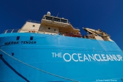 The two support vessels from The Ocean Cleanup docked in San Francisco on September 6, 2024, marking the organization's return after six years of groundbreaking work to develop technologies to eliminate ocean plastic pollution. 
The Ocean Cleanup is an international non-profit dedicated to developing scalable technologies to remove plastic from the world's oceans. It was founded in 2013 by Boyan Slat, employs a team of around 140 people, and is headquartered in Rotterdam, the Netherlands.