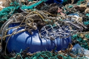 Plastic debris collected from the ocean are piled on the deck of The Ocean Cleanup's support vessel docked in San Francisco, CA, on September 6, 2024. This haul is part of the organization's ongoing mission to rid the world's oceans of plastic waste through innovative, large-scale cleanup technologies.
The Ocean Cleanup, founded by Boyan Slat in 2013, is an international non-profit focused on developing scalable technologies to remove plastic from the world’s oceans. The organization employs around 140 people and is headquartered in Rotterdam, the Netherlands.