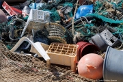 Plastic debris collected from the ocean are piled on the deck of The Ocean Cleanup's support vessel docked in San Francisco, CA, on September 6, 2024. This haul is part of the organization's ongoing mission to rid the world's oceans of plastic waste through innovative, large-scale cleanup technologies.
The Ocean Cleanup, founded by Boyan Slat in 2013, is an international non-profit focused on developing scalable technologies to remove plastic from the world’s oceans. The organization employs around 140 people and is headquartered in Rotterdam, the Netherlands.