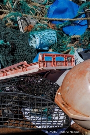 Plastic debris collected from the ocean are piled on the deck of The Ocean Cleanup's support vessel docked in San Francisco, CA, on September 6, 2024. This haul is part of the organization's ongoing mission to rid the world's oceans of plastic waste through innovative, large-scale cleanup technologies.
The Ocean Cleanup, founded by Boyan Slat in 2013, is an international non-profit focused on developing scalable technologies to remove plastic from the world’s oceans. The organization employs around 140 people and is headquartered in Rotterdam, the Netherlands.