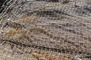 The large net used to capture ocean plastic is seen on the deck of one of the support vessels docked in San Francisco, CA, on September 6, 2024. 
The Ocean Cleanup, founded by Boyan Slat in 2013, is an international non-profit focused on developing scalable technologies to remove plastic from the world’s oceans. The organization employs around 140 people and is headquartered in Rotterdam, the Netherlands.