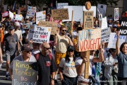 Tens of thousands marched through the streets of San Francisco, CA, on October 18, 2025, during a “No Kings” protest, one of more than 2,700 rallies nationwide opposing what organizers call President Donald Trump’s “authoritarian” agenda.