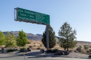 Signs at the entrance to the Tahoe Reno Industrial Center (TRIC), one of the largest industrial parks in the world, in Sparks, NV. TRIC has become one of the densest concentrations of hyperscale data center infrastructure in the western United States. Its growth has been driven by favorable power costs, fast network connectivity to the Bay Area, and Nevada’s business friendly tax environment.