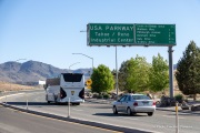 Signs at the entrance to the Tahoe Reno Industrial Center (TRIC), one of the largest industrial parks in the world, in Sparks, NV. TRIC has become one of the densest concentrations of hyperscale data center infrastructure in the western United States. Its growth has been driven by favorable power costs, fast network connectivity to the Bay Area, and Nevada’s business friendly tax environment.