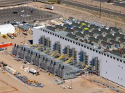 EdgeCore Digital Infrastructure’s new hyperscale data center campus under construction in the Tahoe Reno Industrial Center east of Sparks (TRIC) , Nevada.The project is designed to support up to 216 megawatts of critical IT load, making it one of the largest data center developments in Northern Nevada. The EdgeCore campus is designed for large scale cloud and AI workloads and includes its own dedicated electrical substation and high capacity fiber connections back to Reno.