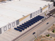 The cooling system at the Novva Data Centers campus in the Tahoe Reno Industrial Center (TRIC) east of Sparks, NV. It is part of the new generation of hyperscale infrastructure reshaping the region into a major center for cloud computing and artificial intelligence. The facility was designed to support massive computing workloads with large scale power capacity, high speed fiber connectivity, and advanced cooling systems adapted to the desert climate. Like many hyperscale developments in the area, Novva benefits from Nevada’s business friendly environment, relatively low energy costs, and fast network access to the Bay Area, making northern Nevada an increasingly strategic location for the digital infrastructure powering AI, cloud services, and data storage.