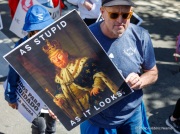 “No Kings” protests drew thousands of people in San Francisco, CA,  on March 27, 2026, as part of a nationwide day of action opposing President Donald Trump’s administration. The rallies were among thousands held across the United States, with demonstrators raising concerns about what they describe as threats to free speech, voting rights, and the war in Iran.