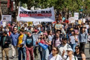 “No Kings” protests drew thousands of people in San Francisco, CA,  on March 27, 2026, as part of a nationwide day of action opposing President Donald Trump’s administration. The rallies were among thousands held across the United States, with demonstrators raising concerns about what they describe as threats to free speech, voting rights, and the war in Iran.