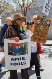 “No Kings” protests drew thousands of people in San Francisco, CA,  on March 27, 2026, as part of a nationwide day of action opposing President Donald Trump’s administration. The rallies were among thousands held across the United States, with demonstrators raising concerns about what they describe as threats to free speech, voting rights, and the war in Iran.
