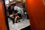 Workers inside Zomeworks in Albuquerque, NM.