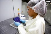 Manufacturing process at Solarworld in Hillsboro, OR, on May 23, 2011.