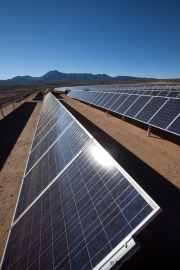 Solar installation at the University of New Mexico in Taos, NM.