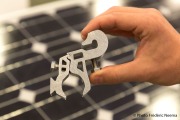 Kodiak Bear FR system by PanelClaw at Intersolar North America in San Francisco on July 12, 2012.
