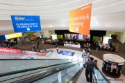 Entrance to Intersolar and SemiCon West in San Francisco on July 12, 2012.