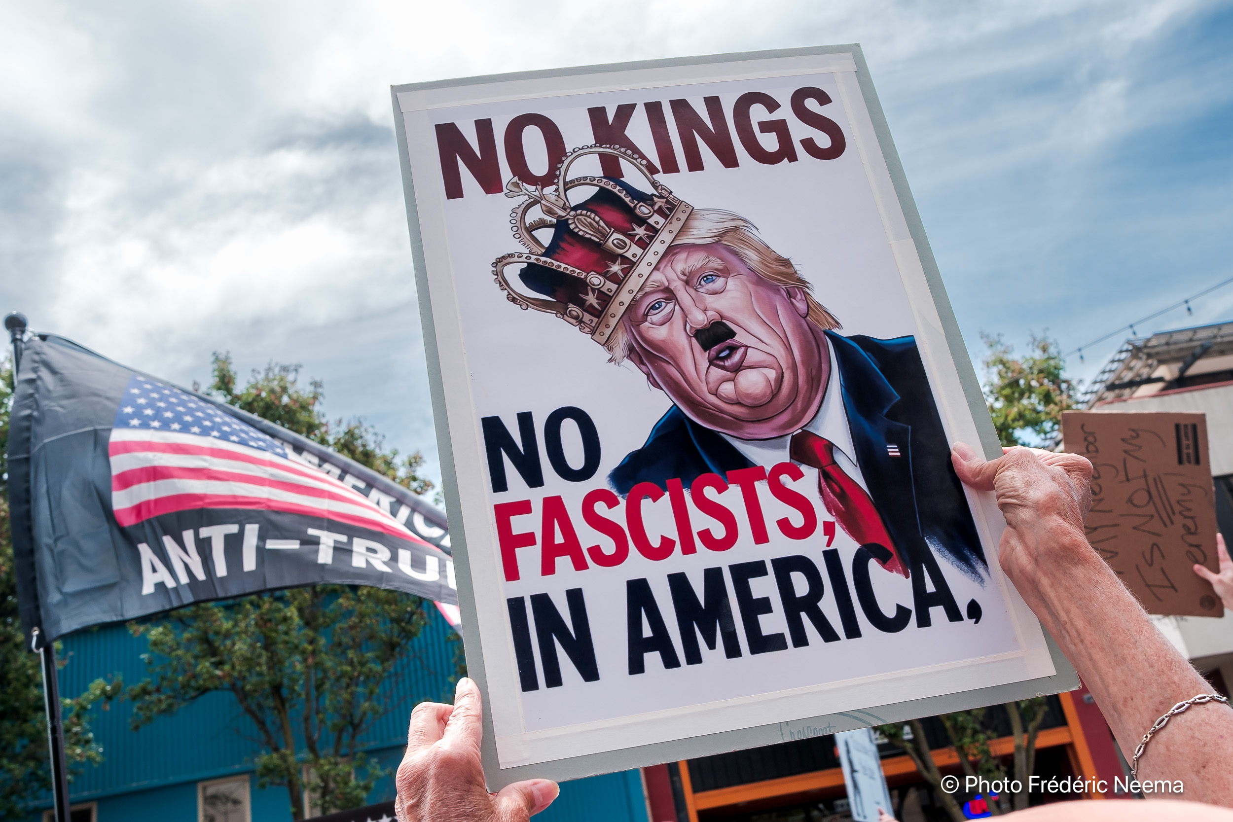 No Kings Protest In San Rafael, CA